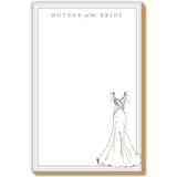 Mother of the Bride Wedding Gown Luxe Large Notepad
