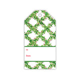 Holly with Berries Trellis Gift Tag