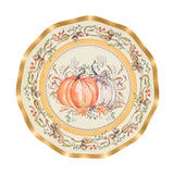 Turkey & Gourds Wavy Salad Plates