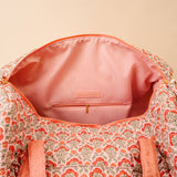 On-the-Go Quilted Weekender Bag-Everbloom Dusty Rose
