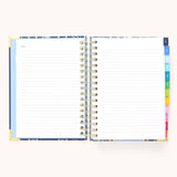 2025-2026 Spiral Daily Simplified Planner - Poppy Posies