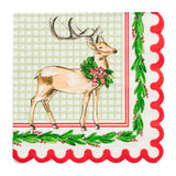 Holly Berry Beverage Napkin