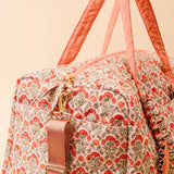 On-the-Go Quilted Weekender Bag-Everbloom Dusty Rose