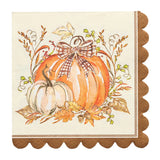 Turkey & Gourds Beverage Napkin