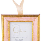 Pink & Gold Florentine Ornament