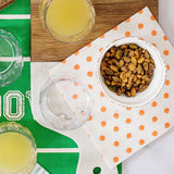 Dot Orange Dinner Napkin