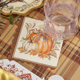 Turkey & Gourds Beverage Napkin