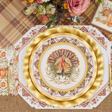 Turkey & Gourds Dinner Plates