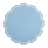 Baby Blue Fancy Scallop Paper Placemats