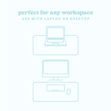 Style Station Desk Mat-Marigold Lane Blue