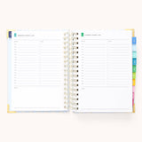 2025-2026 Spiral Daily Simplified Planner - Serene Stripe