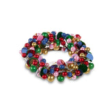 Bright Bead Mini Wreath-Candle Ring