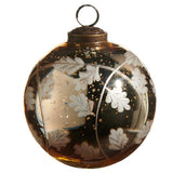 Bronze Oak Leaf Mercury Glass Ornament