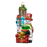 Snowman Presents Ornament