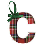 Letter Tartan Ornament