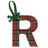 Letter Tartan Ornament