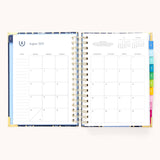2025-2026 Spiral Daily Simplified Planner - Poppy Posies