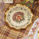 Turkey & Gourds App/Dessert Bowl