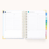 2025-2026 Spiral Daily Simplified Planner - Serene Stripe