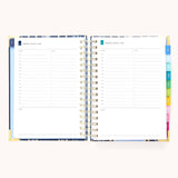 2025-2026 Spiral Daily Simplified Planner - Poppy Posies