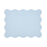 Holiday Blue Noelle Stripe Posh Die-Cut Placemat