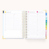 2025-2026 Spiral Daily Simplified Planner - Serene Stripe