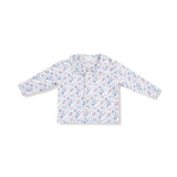 Country Girl Floral Quilted Jacket W/ Peterpan Collar