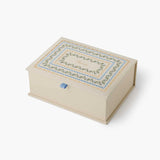 Delphine Large Embroidered Keepsake Box