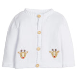 Reindeer Crochet Cardigan