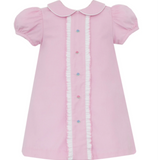 Amelia Pink Corduroy A-Line Dress