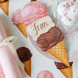 Ice Cream Treat Table Card