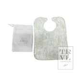 Best Bib Bunny Toile Green