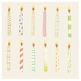 Birthday Candles Beverage Napkins