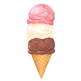 Ice Cream Treat Table Card