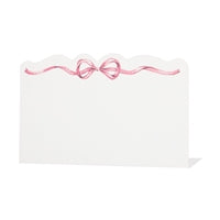 Pink Bow Place card
