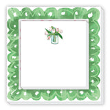 Green Tulips Notepad Duo