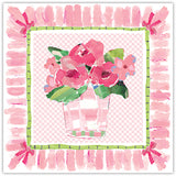 Pink Flowers Square Placemat