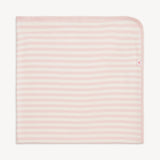 Pink Stripe Organic Cotton Blanket