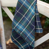 Navy Market Plaid Napkin