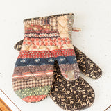 Harvest Harmony Patchwork Oven Mitt