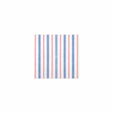 Americana Stripe Beverage Napkin
