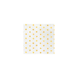 Dot Yellow Beverage Napkin