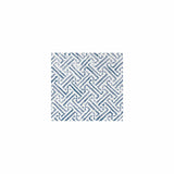 Greek Key Blue Beverage Napkin