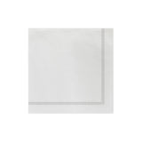 Fringe Light Gray Dinner Napkin