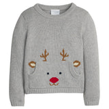 Reindeer Pocket Intarsia Sweater