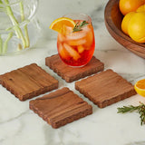 Natural Scalloped Coasters