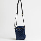 The Micromanager Navy Quilted