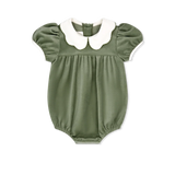 Leyland Green Velvet Bubble