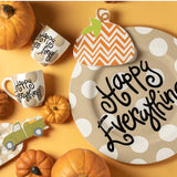 Happy Everything Mini Attachment Chevron Pumpkin