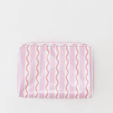 Coral Squiggle Patterned Toiletry Bag